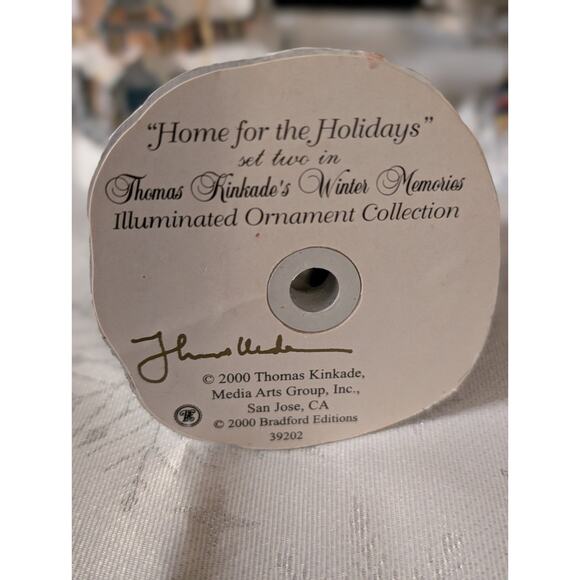 Thomas Kinkade Winter Memories Illuminated Ornament Collection 2000 – Lot of... - Picture 3 of 16